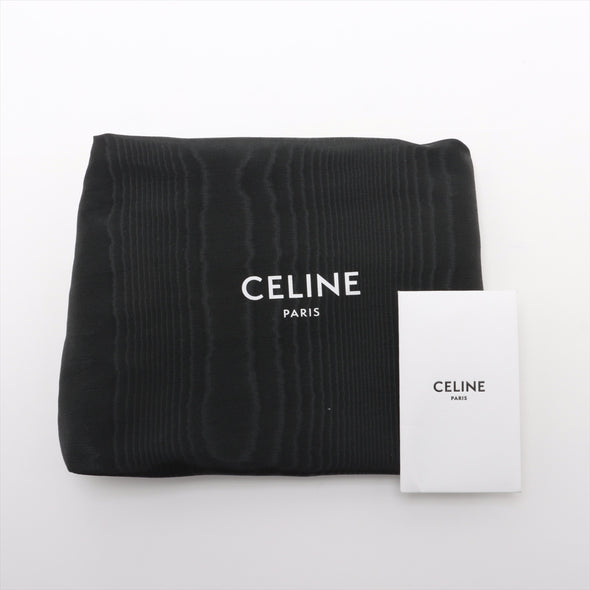 Celine Black Leather Triomphe Small Bucket Bag [Clearance Sale]