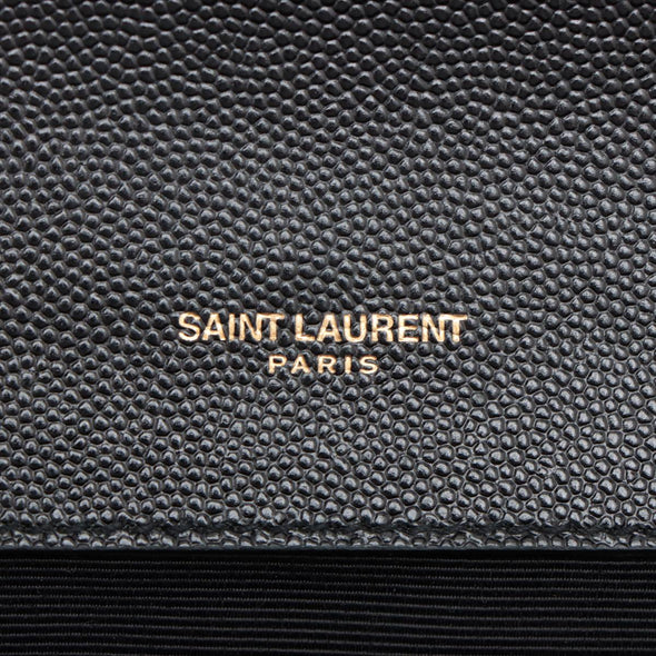 Saint Laurent Black Grained Leather Medium Kate Bag [Clearance Sale]