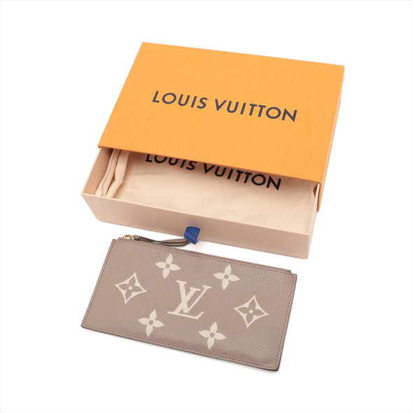 Louis Vuitton Tourterelle Monogram Empreinte Leather Felicie [Clearance Sale]