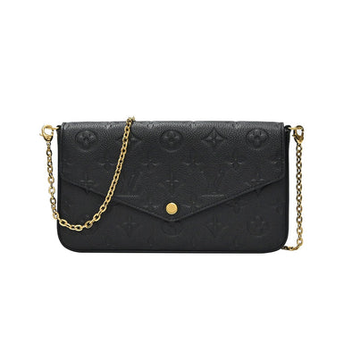 Noir Monogram Empreinte Leather Felicie Pochette (Rented Out)