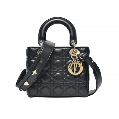 Black Cannage Lambskin Small Lady Dior - 2 (Rented Out)