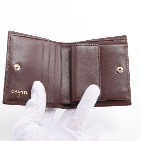 Chanel Black Caviar Leather Small Flap Wallet [Clearance Sale]