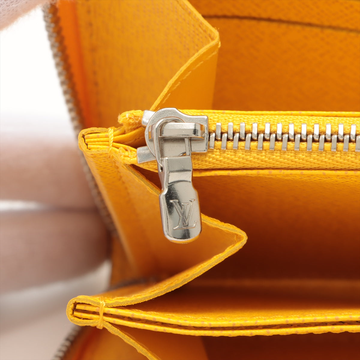 Louis Vuitton Yellow EPI Leather Zippy Wallet at 1stDibs