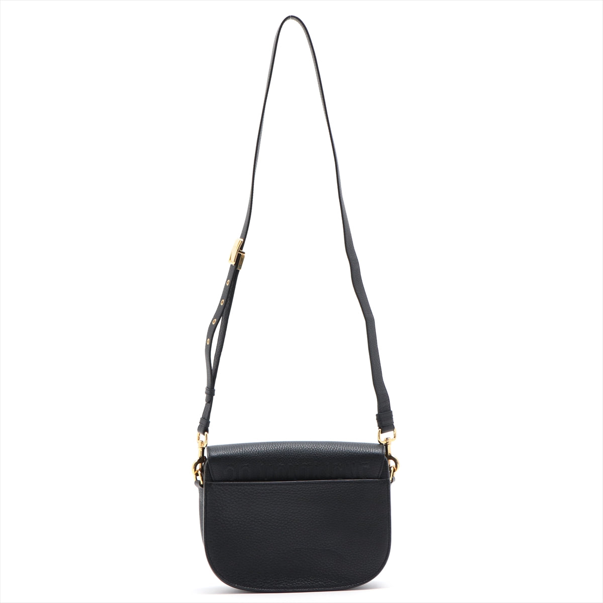 Dior Women Medium Dior Bobby Bag Grained Calfskin with Whipstitched  Seams-Black