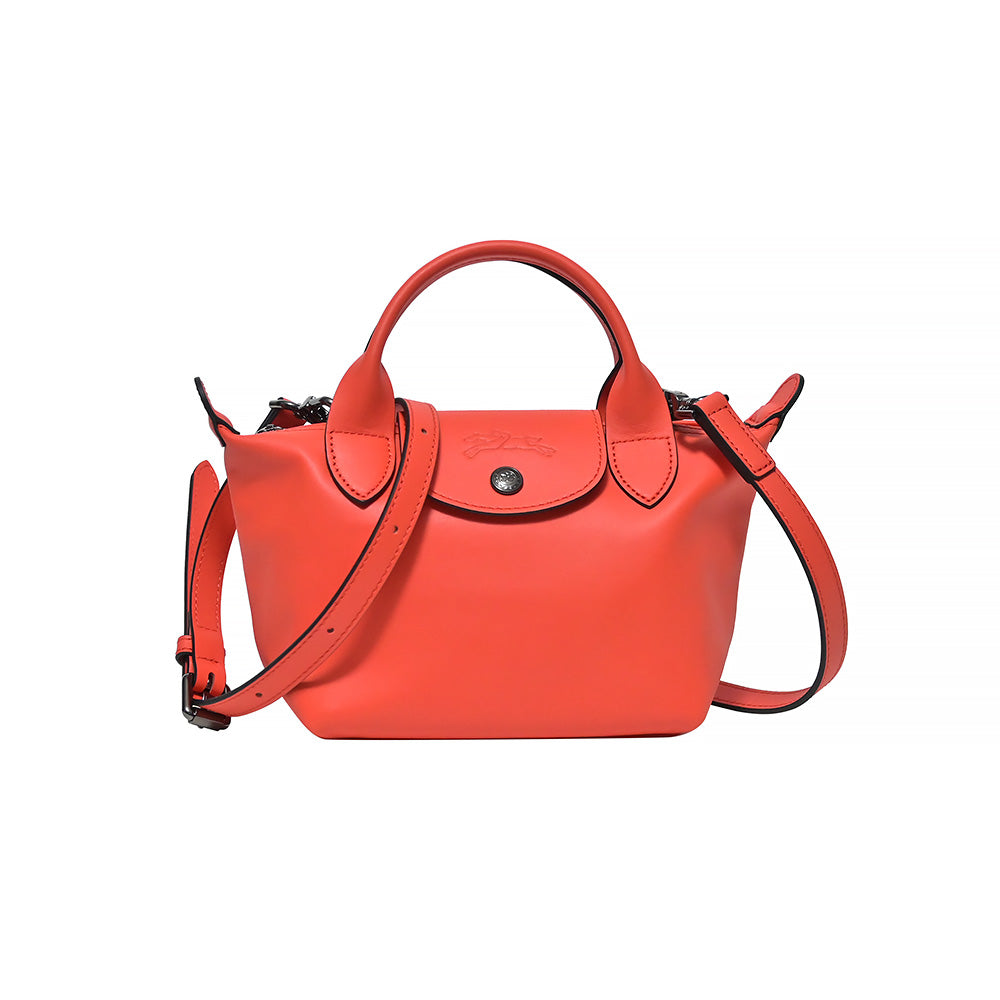 Pliage handbag Longchamp Orange in Cotton - 33609836