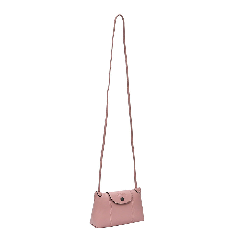Longchamp Le Pliage Cuir Crossbody Bag - Pink Crossbody Bags, Handbags -  WL847737