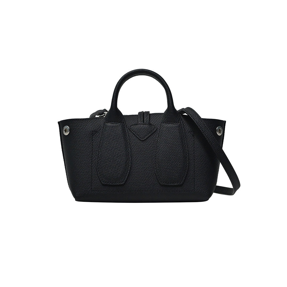 Longchamp, Bags, Longchamp Roseau Top Handle Xs Color Cognac Nwot